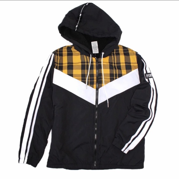 Nip vs pink Sherpa lined anorak M/L - Picture 2 of 7